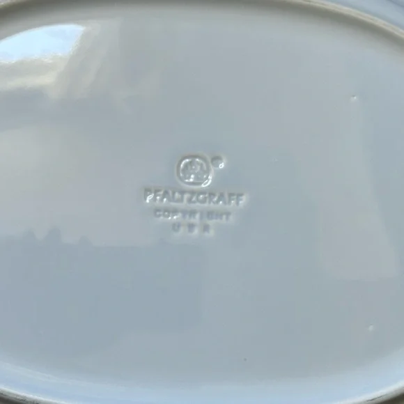 Pfaltzgraff Poetry Glossy Oval Serving Platter - Picture 2 of 3